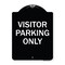 Signmission Parking Reserved Visitor Parking Heavy-Gauge Aluminum Architectural Sign, 24" x 18", BW-1824-23376 A-DES-BW-1824-23376 - alternate 1
